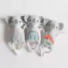 Set de tres koalas bordados con cordones