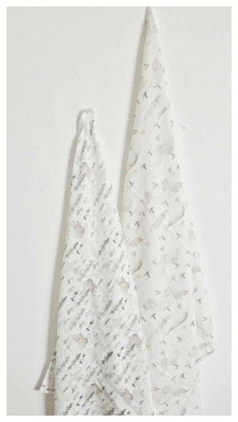 Manta de muselina baby cotton pinitos - comprar online