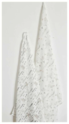 Manta de muselina baby cotton aves - comprar online