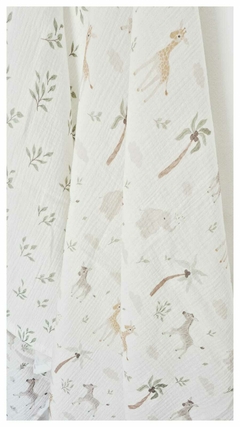 Manta de muselina baby cotton safari - comprar online