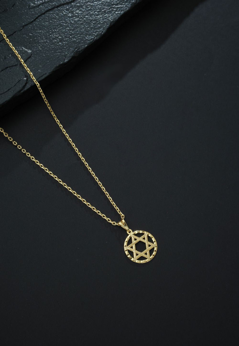 Corrente Cadeado 2mm + Pingente (Estrela de Davi 03 de Brinde!) - comprar online