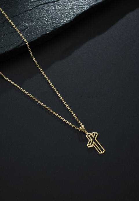 Corrente Cadeado 2mm + Pingente (Cruz 13 de Brinde!) - comprar online