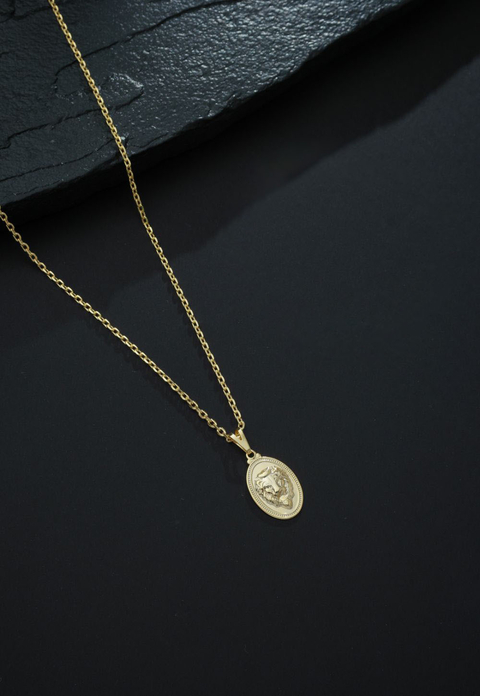 Corrente Cadeado 2mm + Pingente (Medalhinha Leão de Brinde!) - comprar online