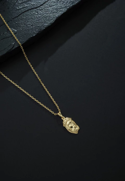 Corrente Cadeado 2mm + Pingente (Face de Cristo 05 de Brinde!) - comprar online