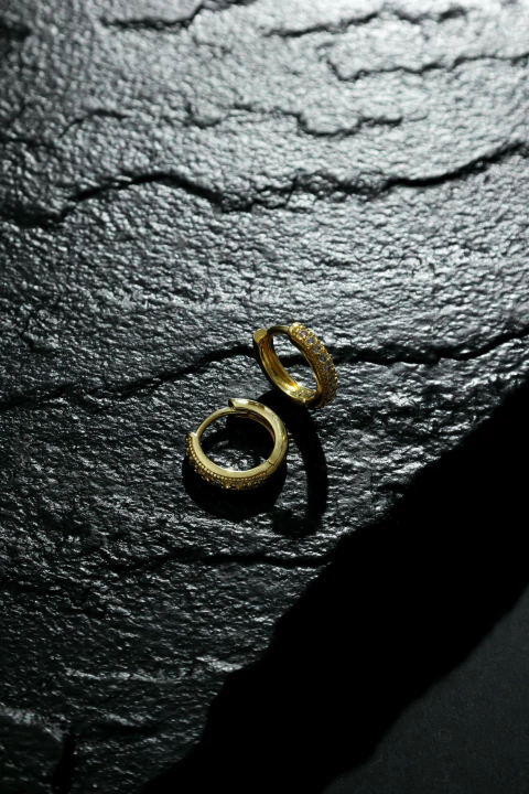 Brinco De Argolado Cravejado 10 - comprar online