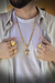 Corrente New Stilo 10mm + Pingente Cravejado (Cruz com Face de Cristo) - comprar online