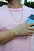 Conjunto: Corrente New Stilo & Pulseira + Pingente (Cruz Vazada com Ponta de Brinde!) - comprar online