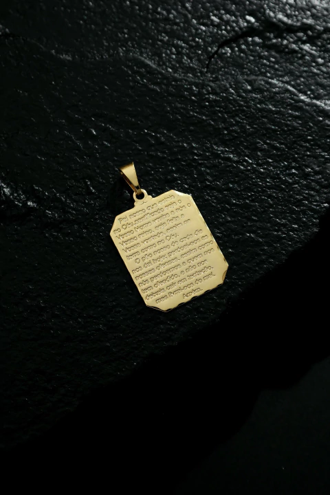 Pingente (Plaquinha Oração "Pai Nosso" - 03) - comprar online