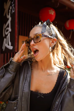 CADILLAC SUN 2.0 - LIMITED EDITION - PRINT SHINE + GREEN POLARIZED - MIÛKH