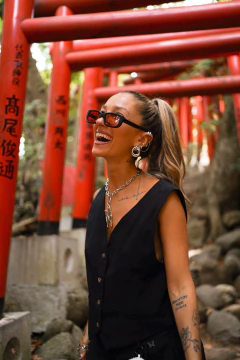 MALIK SUN POLARIZED - BLACK ORANGE - MIÛKH