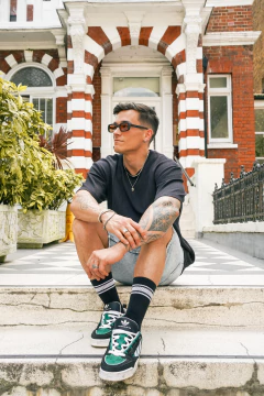 MALIK SUN POLARIZED - BLACK ORANGE - MIÛKH