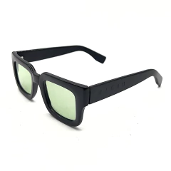 CADILLAC SUN 2.0 - BLACK SHINE + GREEN POLARIZED en internet