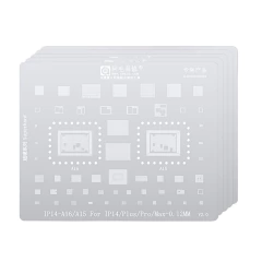 Kit stencil Reballing BGA Amaoe iPhone X ao 14 Pro Max