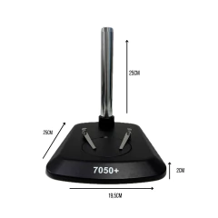 Base para Microscópio 7050+ Preto com Haste e Adaptador