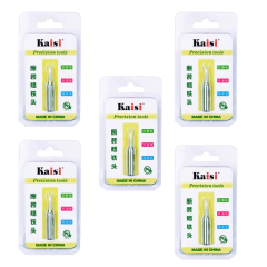 Kit Ponta Ferro De Solda Kaisi 900Mti IS Curva Prata 5 Unidades Cellmaster