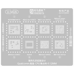 Stencil Amaoe U - QSU6
