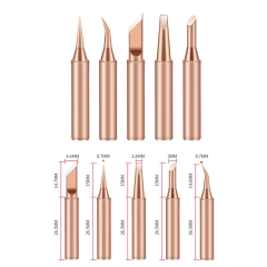 Kit 5 Pontas de Ferro Best 900 mtis Cobre Variadas