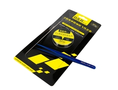 Rolo de Fio de jumper Prata B&R FXY09 0.009mm 200metros condutor Cellmaster