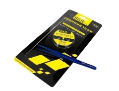 Rolo de Fio de jumper Prata B&R FXY09 0.009mm 200metros condutor Cellmaster