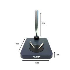 Base para Microscópio Simples Yaxun AK10 Preta com Haste e adaptador