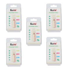 Kit Ponta Ferro De Solda Kaisi Curva 900MT IS Cobre 5 Unidades Cellmaster