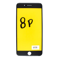 Vidro Frontal iPhone 8 Plus 5.5 Preto Cellmaster