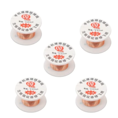 Kit Rolo de Fio de jumper Cobre 0.01mm Não Condutor 5 Unidades Cellmaster