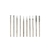 Kit 10 Pontas Mini Retifica Cellmaster