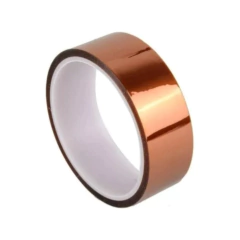 Fita Térmica Kapton Alta Temperatura 30mm Rolo 20mts