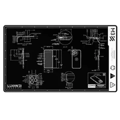 Tapete Manta Silicone Luowei LW-M3 multifuncional resistente ao calor