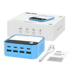 Carregador USB Medidor De Corrente E Tensão Relife Q2 120W