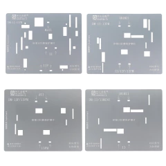 Kit Stencil 4 x 1 Amaoe Touch LCD Iphone 11 ao 13 Pro Max