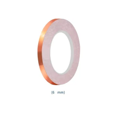 Fita Adesiva de Cobre 06mm Rolo 10mts