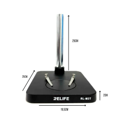 Base para Microscópio Relife RL M3T Preta com Haste e Adaptador