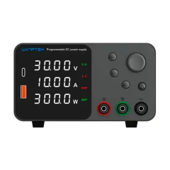 Fonte de Alimentação Wanptek TPS3010H 30V 10A bivolt Preta