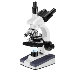 Microscópio trinocular ampliação de 40x a 5000x
