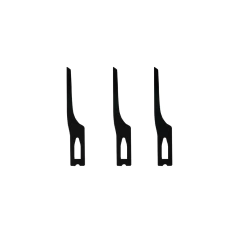 Lamina para Bisturi Mega Idea HZ 1.0 Reta 3 Peças Cellmaster