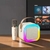 PARLANTE KARAOKE PORTATIL LED RGB MAS 2 MICROFONOS INALAMBRICOS en internet
