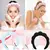 VINCHA BURBUJA SKINCARE CON MUÑEQUERAS X2. ROSA - comprar online