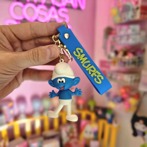 LLAVERO CON CORREA. PITUFOS (P)