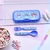 SET TENEDOR + CUCHARA CON ESTUCHE. STITCH