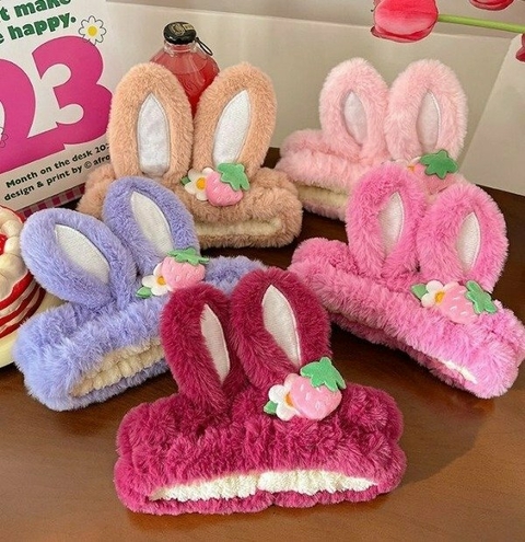 VINCHA PLUSH CONEJO CON FRUTILLA - comprar online