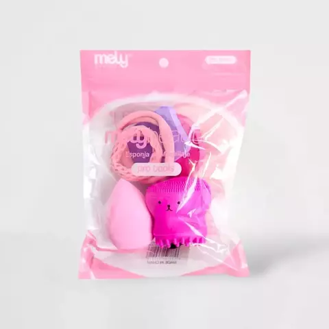 SET DE ESPONJAS MAKE UP Y LIMPIEZA FACIAL. MELY - comprar online