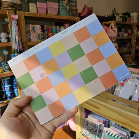 PLANNER MENSUAL PAPEL