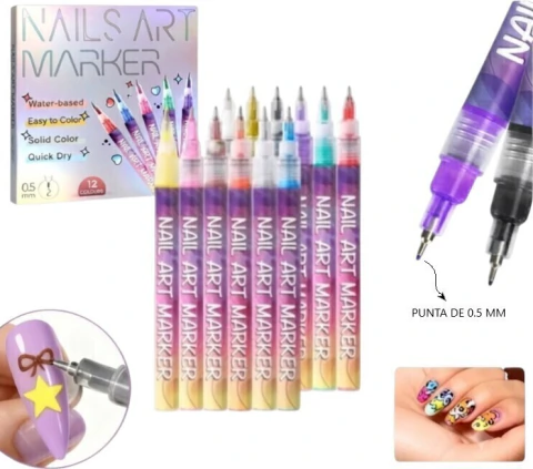 MARCADORES DISEÑO DE UÑAS