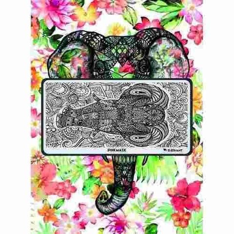 PINK MASK Placa de Stamping Elephant #17