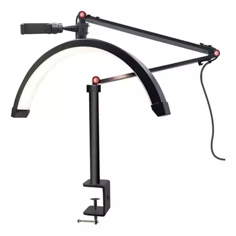 Lampara media luna articulada con morza - comprar online