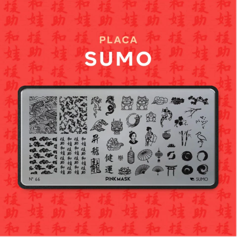PINK MASK Placa de Stamping Sumo #66