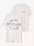 Camiseta Oversized NICE ATTITUDE Marfim - comprar online