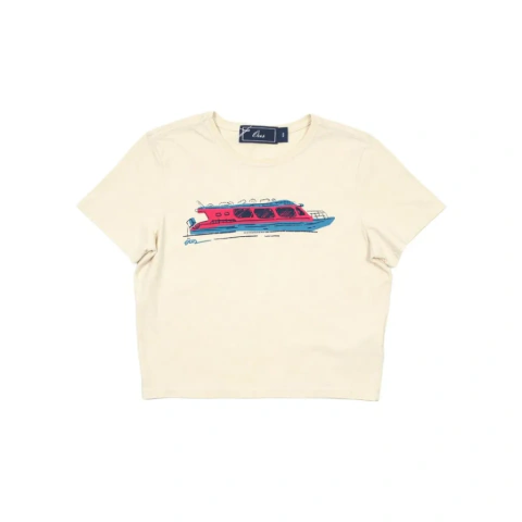 Camiseta ÖUS Baby Tee Voadeira Khaki
